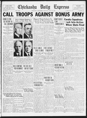 Chickasha Daily Express (Chickasha, Okla.), Vol. 33, No. 166, Ed. 1 Thursday, July 28, 1932