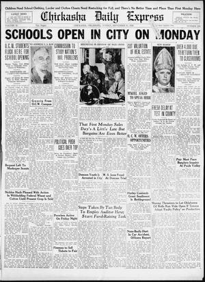 Chickasha Daily Express (Chickasha, Okla.), Vol. 33, No. 203, Ed. 1 Sunday, September 11, 1932
