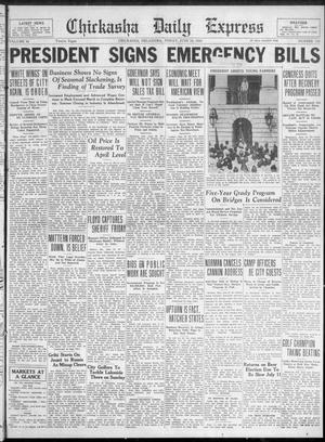 Chickasha Daily Express (Chickasha, Okla.), Vol. 34, No. 124, Ed. 1 Friday, June 16, 1933