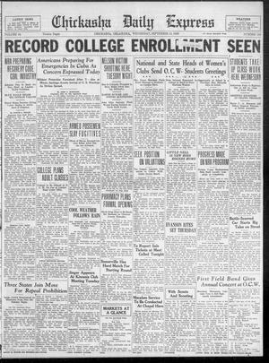 Chickasha Daily Express (Chickasha, Okla.), Vol. 34, No. 198, Ed. 1 Wednesday, September 13, 1933