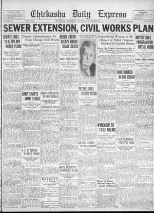 Chickasha Daily Express (Chickasha, Okla.), Vol. 34, No. 260, Ed. 1 Thursday, November 23, 1933