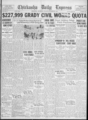 Chickasha Daily Express (Chickasha, Okla.), Vol. 34, No. 262, Ed. 1 Sunday, November 26, 1933