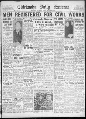 Chickasha Daily Express (Chickasha, Okla.), Vol. 34, No. 267, Ed. 1 Friday, December 1, 1933