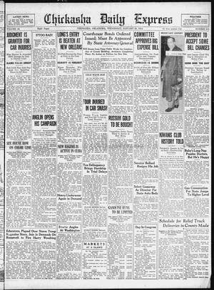 Chickasha Daily Express (Chickasha, Okla.), Vol. 34, No. 311, Ed. 1 Wednesday, January 24, 1934