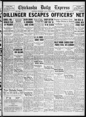 Chickasha Daily Express (Chickasha, Okla.), Vol. 35, No. 74, Ed. 1 Monday, April 23, 1934