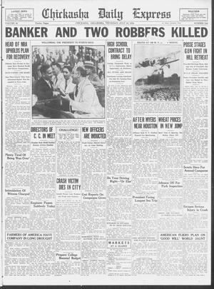 Chickasha Daily Express (Chickasha, Okla.), Vol. 35, No. 144, Ed. 1 Thursday, July 12, 1934