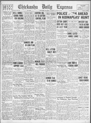 Chickasha Daily Express (Chickasha, Okla.), Vol. 35, No. 173, Ed. 1 Thursday, August 16, 1934