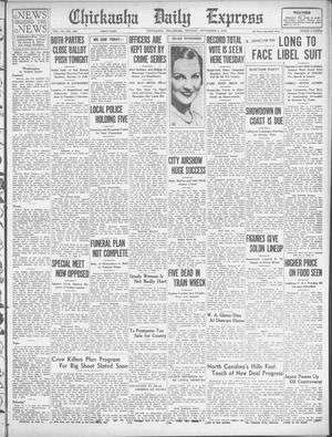 Chickasha Daily Express (Chickasha, Okla.), Vol. 35, No. 236, Ed. 1 Monday, November 5, 1934