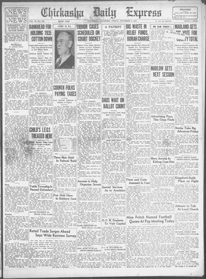 Chickasha Daily Express (Chickasha, Okla.), Vol. 35, No. 239, Ed. 1 Friday, November 9, 1934