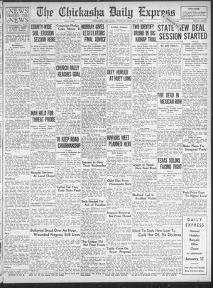 The Chickasha Daily Express (Chickasha, Okla.), Vol. 35, No. 290, Ed. 1 Tuesday, January 8, 1935
