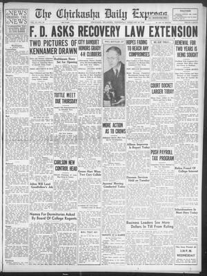 The Chickasha Daily Express (Chickasha, Okla.), Vol. 37, No. 16, Ed. 1 Wednesday, February 20, 1935