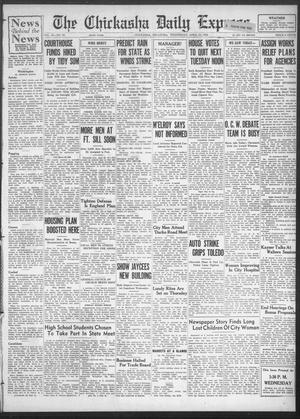 Primary view of object titled 'The Chickasha Daily Express (Chickasha, Okla.), Vol. 37, No. 70, Ed. 1 Wednesday, April 24, 1935'.