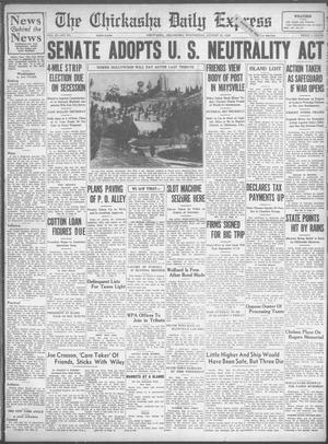 The Chickasha Daily Express (Chickasha, Okla.), Vol. 37, No. 171, Ed. 1 Wednesday, August 21, 1935