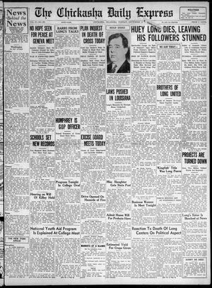 The Chickasha Daily Express (Chickasha, Okla.), Vol. 37, No. 187, Ed. 1 Tuesday, September 10, 1935
