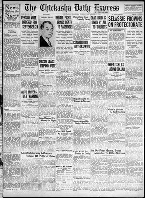 The Chickasha Daily Express (Chickasha, Okla.), Vol. 37, No. 193, Ed. 1 Tuesday, September 17, 1935