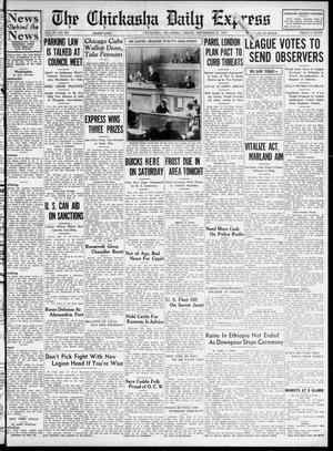 The Chickasha Daily Express (Chickasha, Okla.), Vol. 37, No. 202, Ed. 1 Friday, September 27, 1935