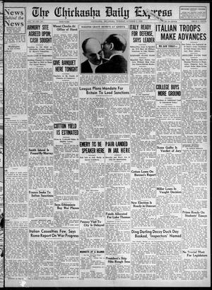 The Chickasha Daily Express (Chickasha, Okla.), Vol. 37, No. 211, Ed. 1 Tuesday, October 8, 1935