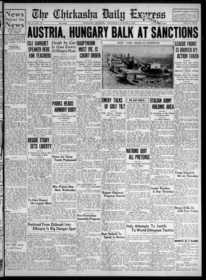 The Chickasha Daily Express (Chickasha, Okla.), Vol. 37, No. 212, Ed. 1 Wednesday, October 9, 1935