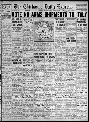 The Chickasha Daily Express (Chickasha, Okla.), Vol. 37, No. 214, Ed. 1 Friday, October 11, 1935