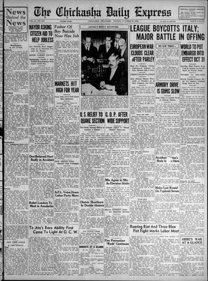The Chickasha Daily Express (Chickasha, Okla.), Vol. 37, No. 221, Ed. 1 Sunday, October 20, 1935