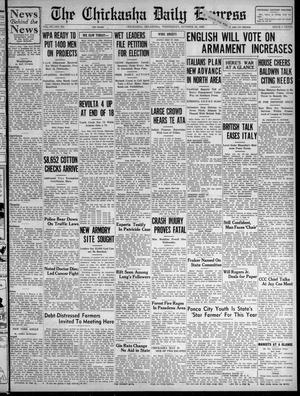 The Chickasha Daily Express (Chickasha, Okla.), Vol. 37, No. 224, Ed. 1 Wednesday, October 23, 1935