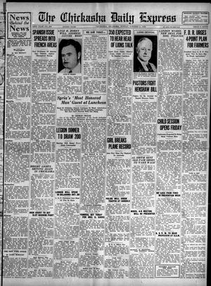 The Chickasha Daily Express (Chickasha, Okla.), Vol. 38, No. 209, Ed. 1 Sunday, October 11, 1936