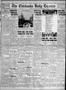 Primary view of The Chickasha Daily Express (Chickasha, Okla.), Vol. 38, No. 236, Ed. 1 Wednesday, November 11, 1936