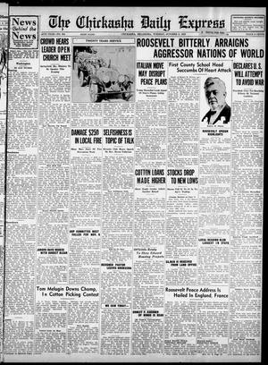 The Chickasha Daily Express (Chickasha, Okla.), Vol. 45, No. 201, Ed. 1 Tuesday, October 5, 1937