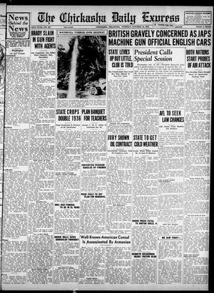 The Chickasha Daily Express (Chickasha, Okla.), Vol. 45, No. 207, Ed. 1 Tuesday, October 12, 1937