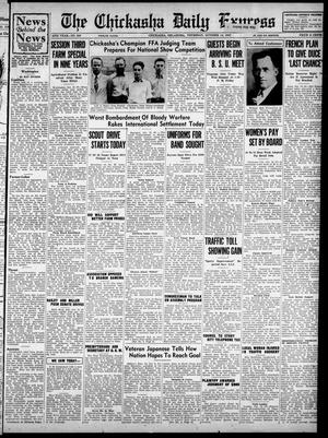 The Chickasha Daily Express (Chickasha, Okla.), Vol. 45, No. 209, Ed. 1 Thursday, October 14, 1937