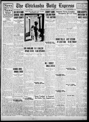 The Chickasha Daily Express (Chickasha, Okla.), Vol. 46, No. 58, Ed. 1 Thursday, April 21, 1938