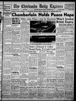 The Chickasha Daily Express (Chickasha, Okla.), Vol. 46, No. 195, Ed. 1 Tuesday, September 27, 1938