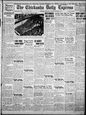 The Chickasha Daily Express (Chickasha, Okla.), Vol. 46, No. 227, Ed. 1 Thursday, November 3, 1938