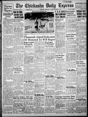 The Chickasha Daily Express (Chickasha, Okla.), Vol. 46, No. 228, Ed. 1 Friday, November 4, 1938