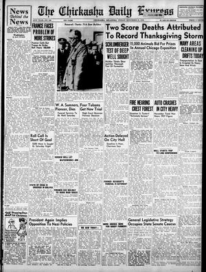 The Chickasha Daily Express (Chickasha, Okla.), Vol. 46, No. 246, Ed. 1 Friday, November 25, 1938