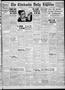 Thumbnail image of item number 1 in: 'The Chickasha Daily Express (Chickasha, Okla.), Vol. 46, No. 298, Ed. 1 Wednesday, January 25, 1939'.