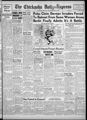The Chickasha Daily Express (Chickasha, Okla.), Vol. 47, No. 182, Ed. 1 Monday, September 11, 1939