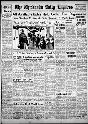 The Chickasha Daily Express (Chickasha, Okla.), Vol. 48, No. 213, Ed. 1 Wednesday, October 16, 1940