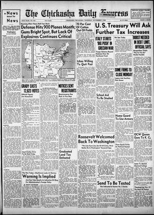 The Chickasha Daily Express (Chickasha, Okla.), Vol. 48, No. 232, Ed. 1 Thursday, November 7, 1940