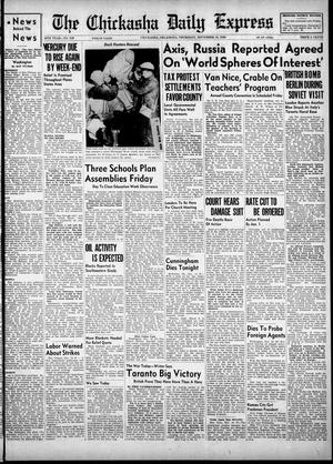 The Chickasha Daily Express (Chickasha, Okla.), Vol. 48, No. 238, Ed. 1 Thursday, November 14, 1940