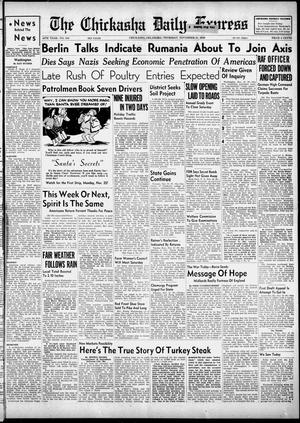 The Chickasha Daily Express (Chickasha, Okla.), Vol. 48, No. 244, Ed. 1 Thursday, November 21, 1940