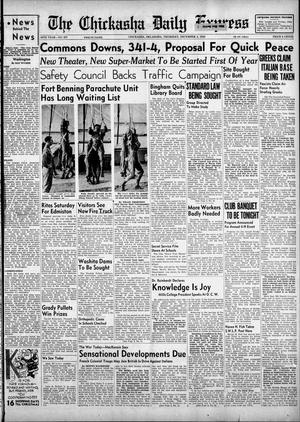 The Chickasha Daily Express (Chickasha, Okla.), Vol. 48, No. 257, Ed. 1 Thursday, December 5, 1940