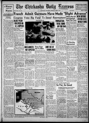 The Chickasha Daily Express (Chickasha, Okla.), Vol. 48, No. 100, Ed. 1 Thursday, June 6, 1940