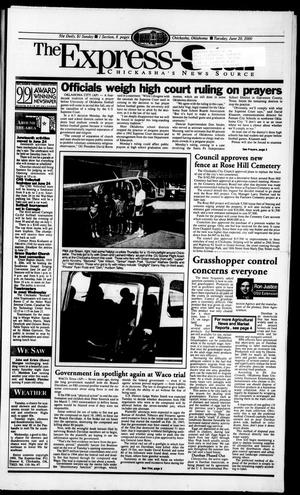 Primary view of object titled 'The Express-Star (Chickasha, Okla.), Ed. 1 Tuesday, June 20, 2000'.