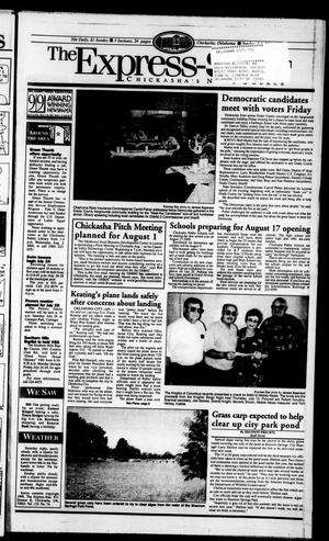 Primary view of object titled 'The Express-Star (Chickasha, Okla.), Ed. 1 Sunday, July 23, 2000'.