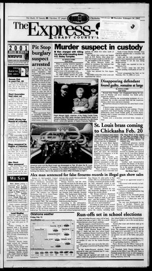 Primary view of The Express-Star (Chickasha, Okla.), Ed. 1 Thursday, February 14, 2002
