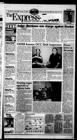 Primary view of object titled 'The Express-Star (Chickasha, Okla.), Ed. 1 Friday, August 16, 2002'.