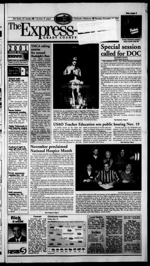 Primary view of object titled 'The Express-Star (Chickasha, Okla.), Ed. 1 Thursday, November 14, 2002'.