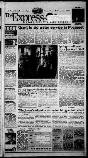 Primary view of object titled 'The Express-Star (Chickasha, Okla.), Ed. 1 Thursday, January 2, 2003'.