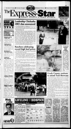 The Express-Star (Chickasha, Okla.), Ed. 1 Friday, October 3, 2003